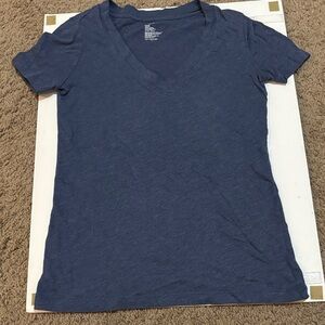 Gap Classic Blue V-Neck Women's Top